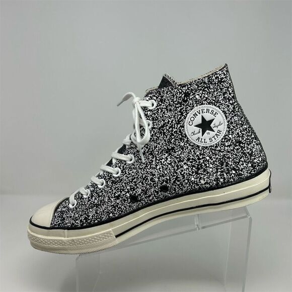Converse x JW Anderson Chuck 70 Hi Glitter Pack Multicolor Size 12 Black White - Picture 4 of 15